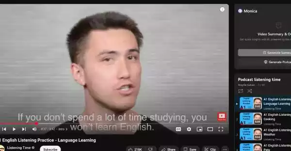 دليل بودكاست Listening Time لتعلم اللغة الإنجليزية